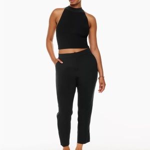 BABATON Conan Crop Black Trouser Office Workwear Contemporary Size 4 Aritzia